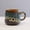 B, variant on Creative 4-Color Kiln-Fired Ceramic Mug - 400ml Capacity Coffee and Tea Cup for Couples