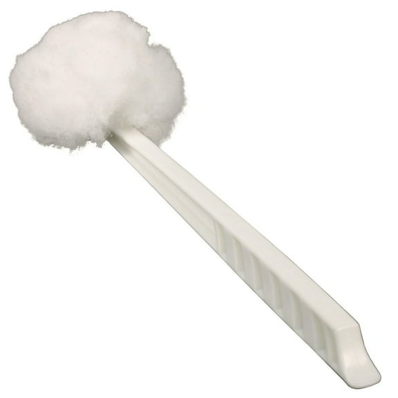 Impact 20425-91 10 in. Handle 4.5 in. Mop Head Deluxe Toilet Bowl Mop - White (25/Carton)