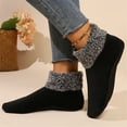 thumbnail image 5 of RYUJNDK Womens Warm Indoor Home Winter Ankle Slipper Socks with Skid Resistant Bottom Thick Fleece Lined Plush Cuffs Floor Socks, 5 of 19