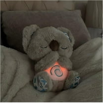 The Relief Koala Sleeping Koala Plush Breathing, Evora Anxiety Stress Relief Koala Otter Soothing Koala Bear Sleep Buddy, Baby Sleep Soother Calming Plush Breathing Stuffed Animal (Koala)