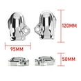thumbnail image 3 of Rear Bar Shield Axle Nut Covers Swingarm Fit for V-Rod VRSC Night Rod 2002-2017 Chrome, 3 of 10
