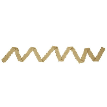 Easy Fit Solid Natural Natural Tan Farmhouse Christmas Decor Burlap Natural Cotton Cotton Burlap Solid Color 12ft Garland ()