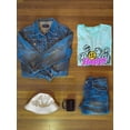 thumbnail image 3 of Graffiti Style Happy Dead Faces Tie Dye Cyclone Men -Image by Shutterstock, Male Small, 3 of 4