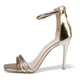 thumbnail image 4 of Zapatos de mujer Sandalias casuales con cremallera en la parte trasera Tacón súper alto Punta cuadrada Tacones de aguja brillantes Wmkox8yii hfjk3968, 4 of 8