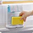 thumbnail image 5 of Locker Shelf Sink Telescopic Rack Adjustable Length Telescopic Sink Storage Rack Holder Kitchen Caddy Sponge Towel Dish Basket Brush Drain Organizers, Kitchen Essentials Clearance Sale, 5 of 9
