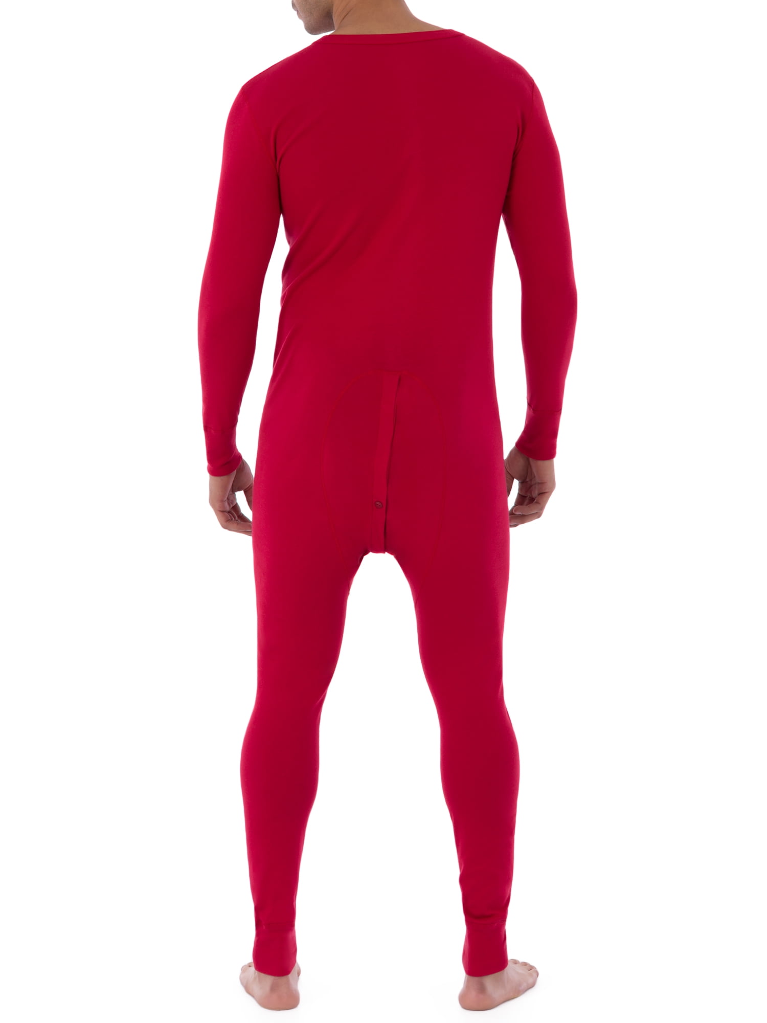 Red onesie long johns deals