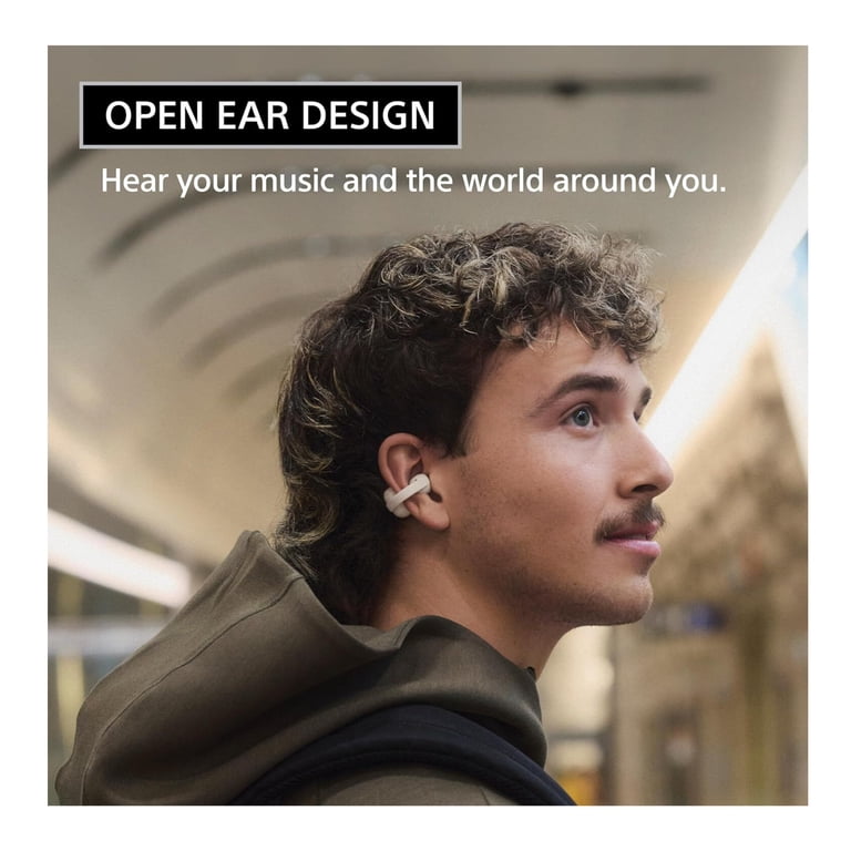 Sony LinkBuds Clip Open-Ear Truly Wireless Earbuds (Black