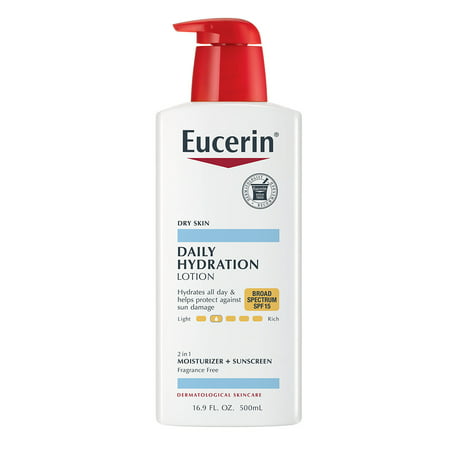 Eucerin Daily Hydration Broad Spectrum SPF 15 Body Lotion 16.9 fl. (Best Whitening Body Lotion With Spf)