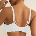 thumbnail image 3 of Tsesme Lace Bras for Women No Underwire Push up Mininizers Spaghetti Strap Lifting Deep V-Neck Bras, 3 of 8