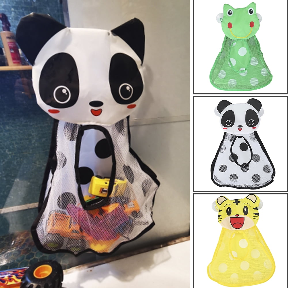 ZTOO Baby Bath Toys Cute Duck Frog Mesh Net Toy Storage Bag Strong