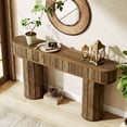 thumbnail image 5 of Tribesigns 63 Inch Console Table, Farmhouse Long Sofa Table Behind Couch for Hallway, Living Room, Entryway, Rustic Brown, 5 of 7
