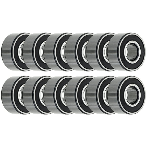 Niche Wheel Bearing 5204-2RS 20x47x20.6mm Double Row Angular Contact 10 Pack 519-CBB2260R