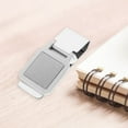 thumbnail image 3 of GOOHOCHY 2 pinzas para billetes de acero inoxidable, portátiles, para billetes, para oficina, 3 of 7