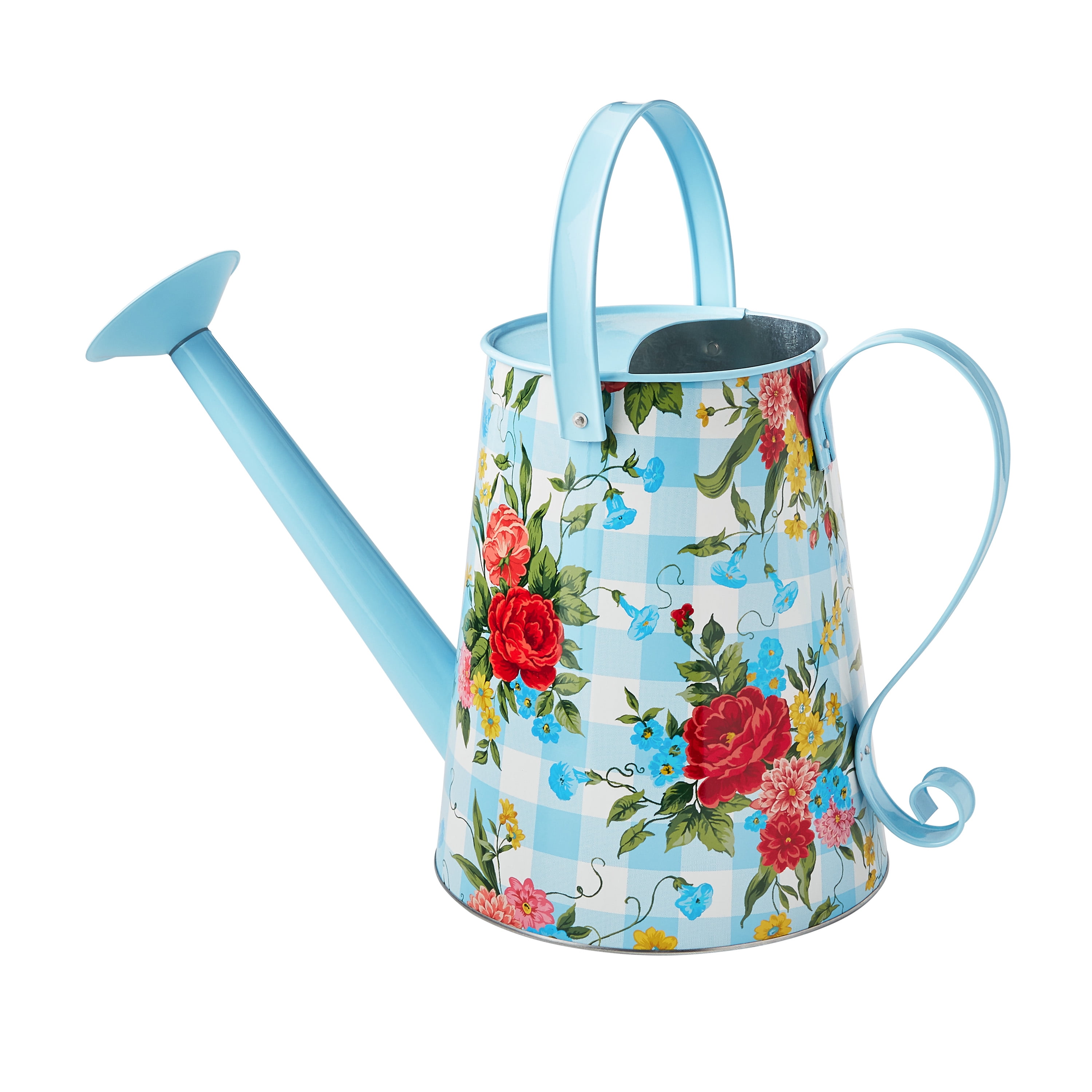 Blue 10L Garden Essential Watering Can Indoor Outdoor Watering Can With Rose 