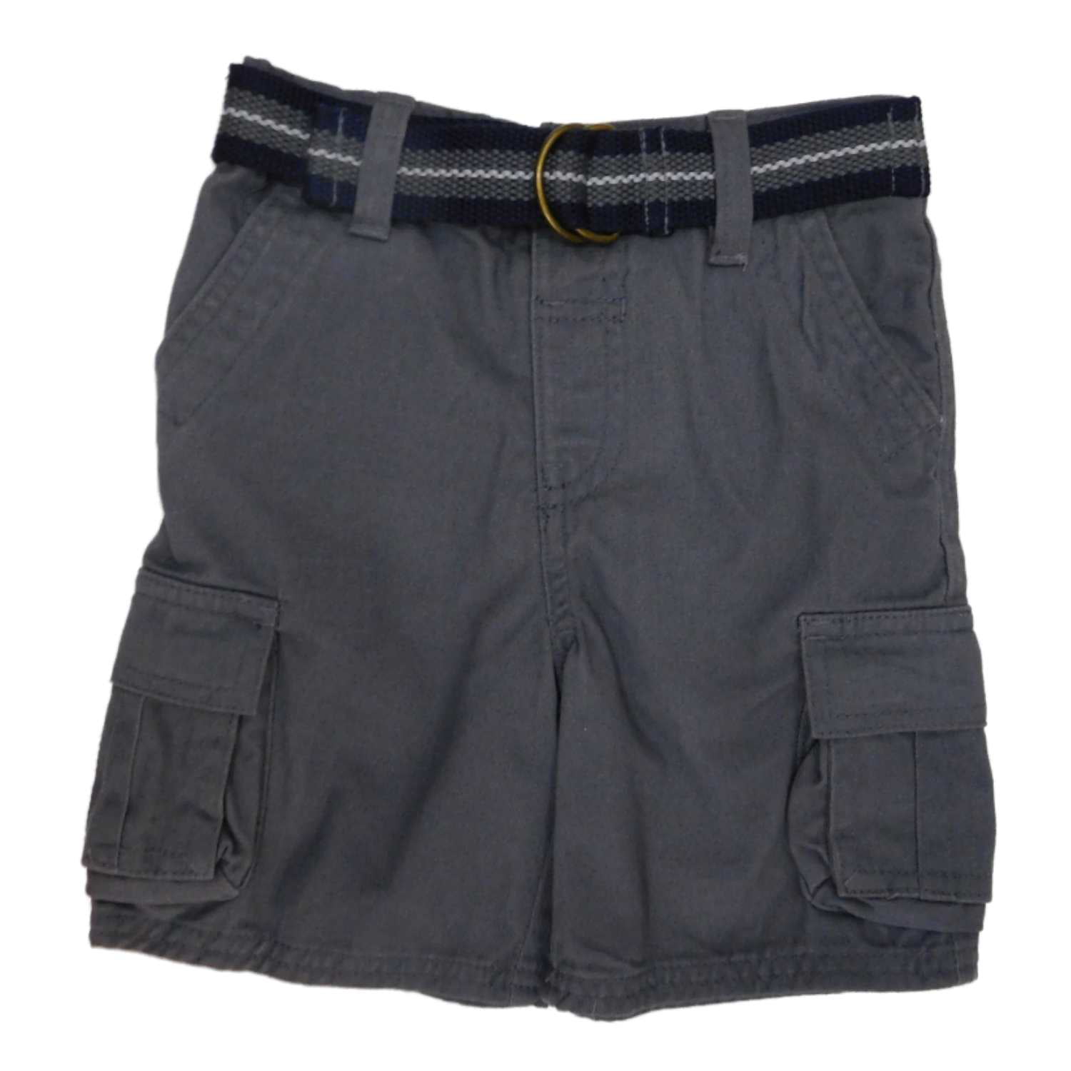 Toughskins Cargo  Infant  Toddler Boys Shorts  Size12 M or 3T NWT Gray or Khaki 
