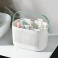 thumbnail image 3 of Tote de portátil organizador de almacenamiento, cesta de champú, cesta de baño para garaje, dormitorio , cocina, champú, co , Soledad Cestas de almacenamiento, 3 of 10