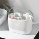 thumbnail image 3 of Tote de de Baño con Organizador de Almacenamiento de Orificio de Drenaje, de Champú, de Baño Capacidad para Frutas de Despen perfecl Cestas de almacenamiento, 3 of 8