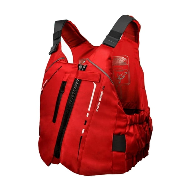 Chaleco Salvavidas Ligero Y Versátil Para Canotaje Y Navegación ML Rojo