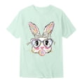 thumbnail image 5 of Toddler Girls Easter Shirt Trendy Loose Fit White Carrot Easter Cute Tshirt Kids Easter Hop Toddler Short Sleeve Top, 5 of 5