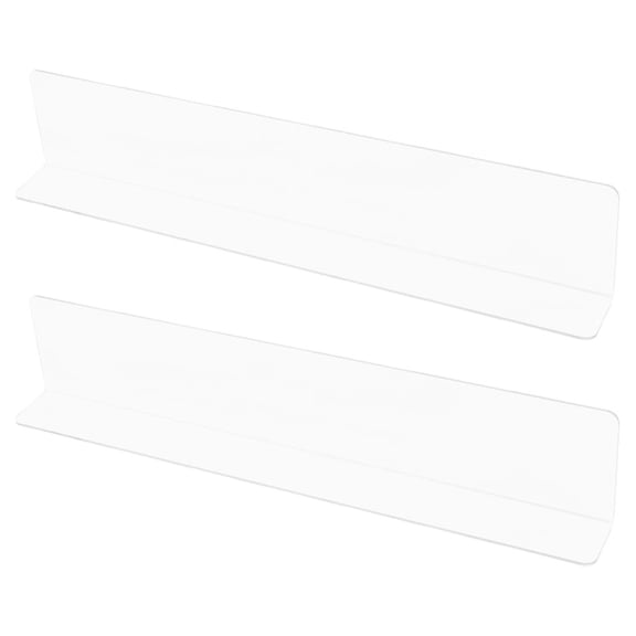 UPOUART 2Pcs Bathtub Shower Splash Guard Clear PVC Water Barrier Oil Resistant for Bathroom Sink