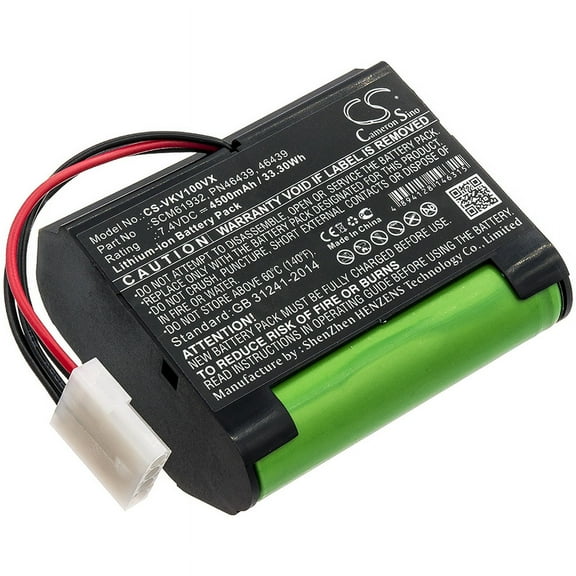 4500mAh Vorwerk SCM61932 46439 PN46439 Battery for Kobold VR100 Kobold VX100