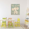 thumbnail image 3 of Stupell Industries Cottage Elephant with Overhead Banner Canvas Art, 24 x 30, by Ink Drop Loft, 3 of 8