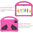 thumbnail image 4 of For Walmart ONN 10.1" 4th Gen 4 2024 Tablet Case for Kids Durable Shockproof Kid-Proof Handle Stand Protective Cover Blue ONN 10.1 Gen 4 2024, 4 of 7