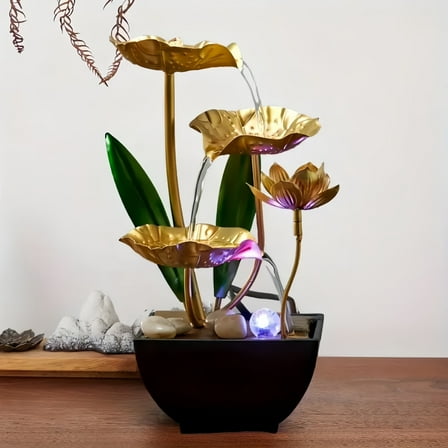Indoor Desktop Metal Water Fountain