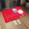 thumbnail image 4 of New Polyester Absorbent Mat Bathroom Non-slip Foot Mat Santa Claus Carpet Absorbent Floor Mat Easy To Dry And Wash Very Convenient Home Decor, 4 of 8