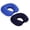 Blue+Navy, variant on Memory Foam Travel Neck Pillow - Comfortable Airplane Pillow with Washable Cover, Soft Polyester Neck Support for Car, Plane, And Sleeping, 10.63x9.45 Inches, Gray