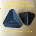 thumbnail image 3 of 80 Pack Shipping Box Corner Protectors Plastic Edge Guards Packaging Protectors, 3 of 5