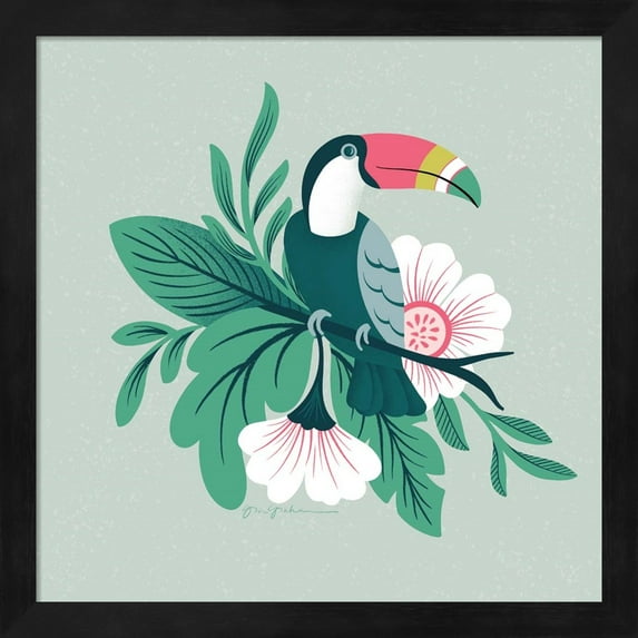 Great Art Now Lush Life II by Gia Graham, Framed Wall Art, 13.25W x 13.25H