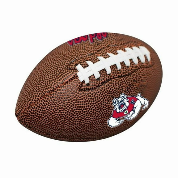 Logo Brands 140-93MC-1 Fresno State Mini Size Composite Football