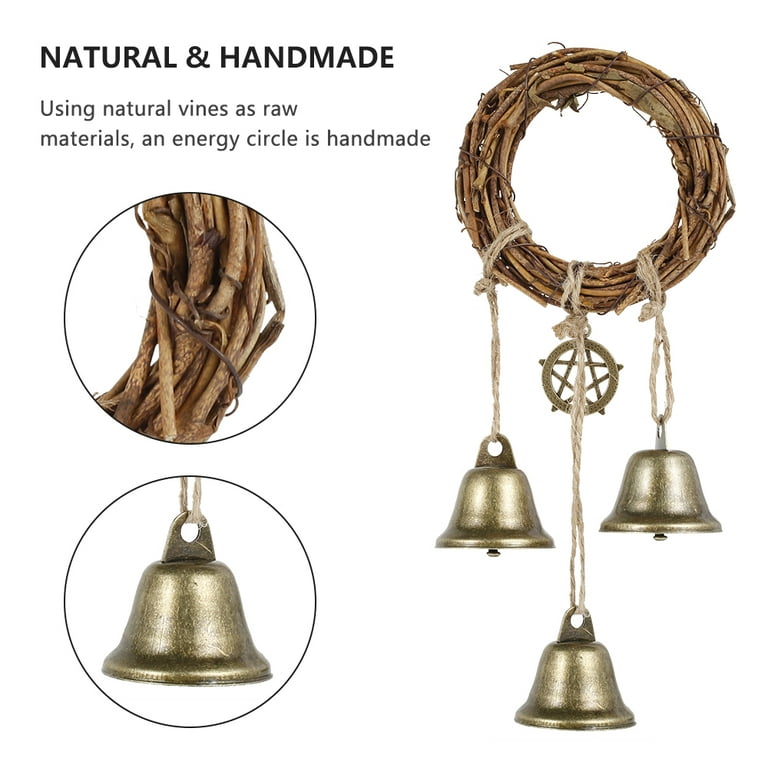 Austok Witch Bells,Protection for Door Knob Hanger Handmade Wiccan