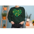 thumbnail image 2 of Shamrock Heart Lucky Clover St. Patricks Day Design Women's Sweatshirt, 2 of 3