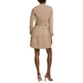 thumbnail image 2 of Tahari ASL womens  Belted Shirtdress, 2, Beige, 2 of 3