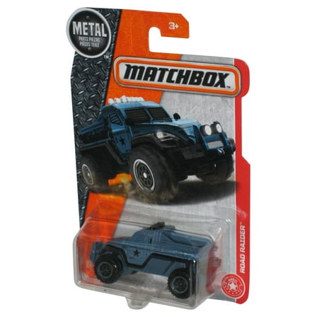Matchbox Road Raider (2016) Blue Metal Toy Vehicle 67/125