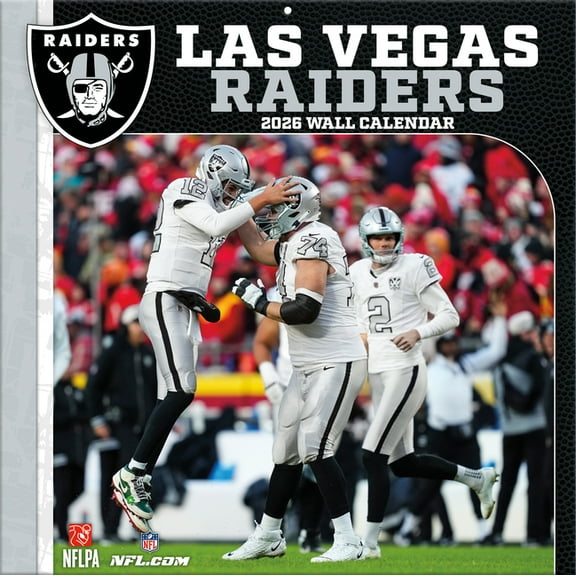 Las Vegas Raiders 2026 12x12 Team Wall Calendar, (Paperback)