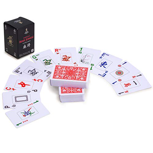 Yellow Mountain importa American Mah Jongg (Mahjong, Mah Jong, Mahjongg, Mah-Jongg, Majiang) Jugando a las cartas Yellow Mountain Imports FBA_YM-AA001-A