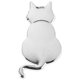 thumbnail image 1 of FELTECHELECTR Pegatinas de gato para coche, bonitas calcomanías 3D de animales para coche, insignias de gato de metal, pegatinas para parachoques para exterior de coche, motocicleta, camión, 1 of 6