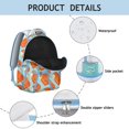 thumbnail image 4 of Life is Better with Ice Cream Students Backpack Colorful Ice Cream Lover School Bag with Sweet Treats Dessert Pattern, Durable and Comfortable for Students, 4 of 6
