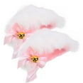 thumbnail image 4 of Shisuyan Cat Ears Hair Clip White Imitation Rabbit Hair 1 Pair 3.5x3.1x0.4In, 4 of 8