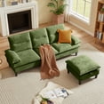 thumbnail image 5 of Pingliang Home Sectional Sofa with Storage Ottoman, 3 Seat L Shaped Chenille Couch Sofa for Living Room Apartment Office Home Small Space, 5 of 10