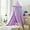 Purple/White, variant on Bed Canopy for Girls,Princess Round Dome Dreamy Mosquito Net Bedding Girls Room Castle Play Tent Hanging House Decor Reading Nook Canopies (Beige Pink)
