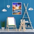 thumbnail image 2 of Cuadros Decorativos Kit de pintura de diamantes 5D olas playa taladro redondo completo manualidades DIY imagen de mosaico JShteea Nuevos Originales, 2 of 9