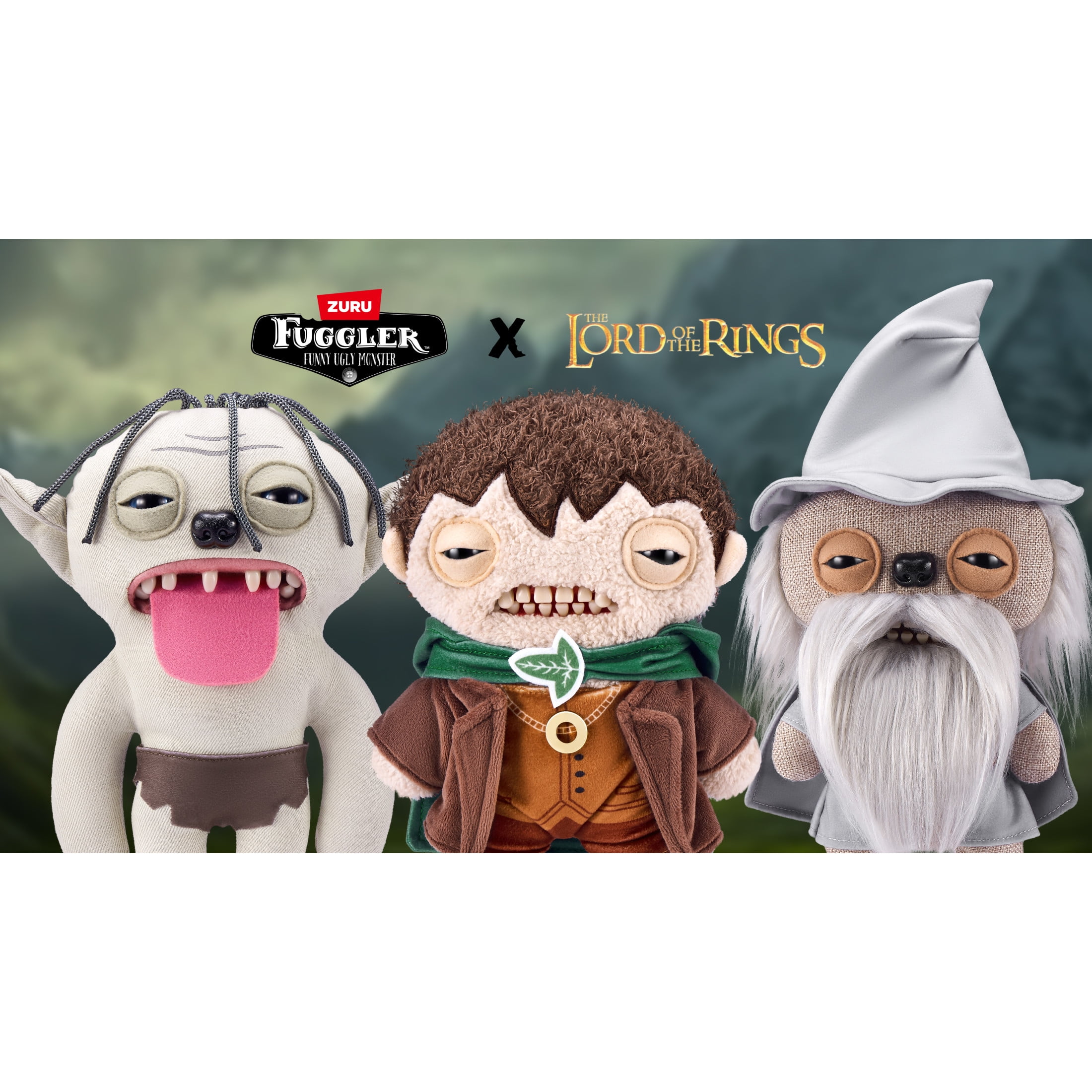 NEW Fuggler Lord of the Rings, Set Of 3- Frodo Gollum