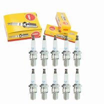 10 pc NGK 4677 Standard Spark Plugs for 4173 94702-00383 94709-00383 98079-59819 S40XLG W27ES-C Ignition Wire Secondary