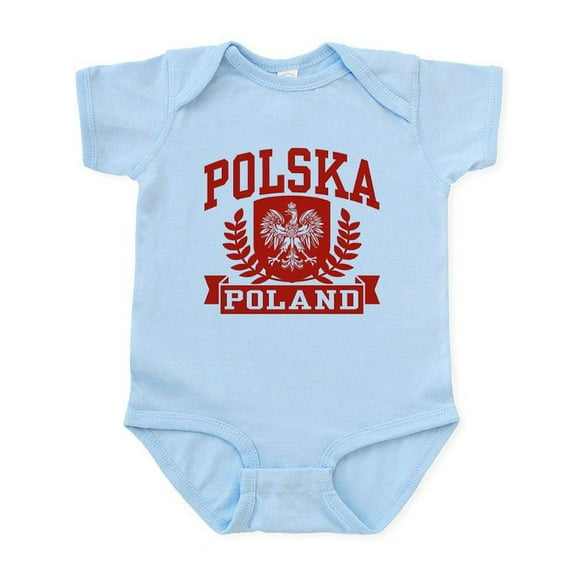 CafePress - Polska Poland Infant Bodysuit - Baby Light Bodysuit, Size Newborn - 24 Months