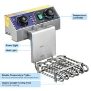 WeChef 11.7L Commercial Electric Deep Fryer Restaurant Countertop Fryer with Timer Drain