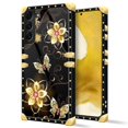 thumbnail image 1 of Daizag Compatible Con Samsung Galaxy S22 B Golden Garden Butterfly Funda Lujo Elegante Mujeres Niñas Decoración De Metal Esquina Clásico Retro Suave Tpu Funda Para Samsung Galaxy S22, 1 of 5